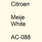 Preview: Citroen, Meije White, AC-088.